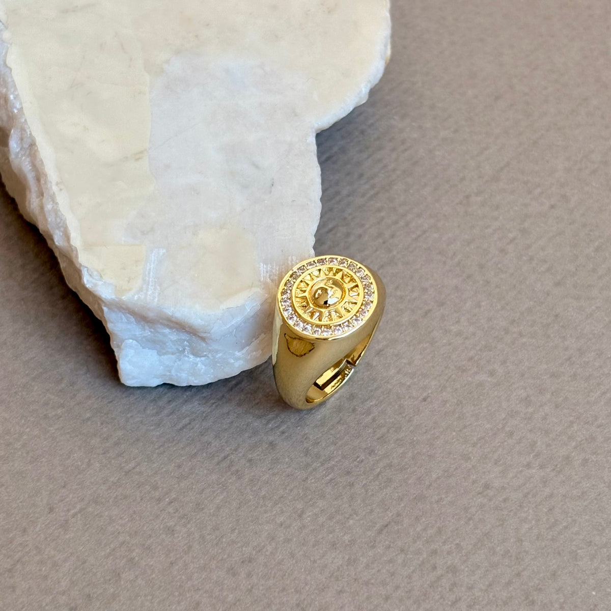 Lunaro | Gold Plated Ring