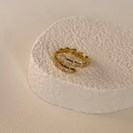 Snaky 03 | Gold Plated Ring