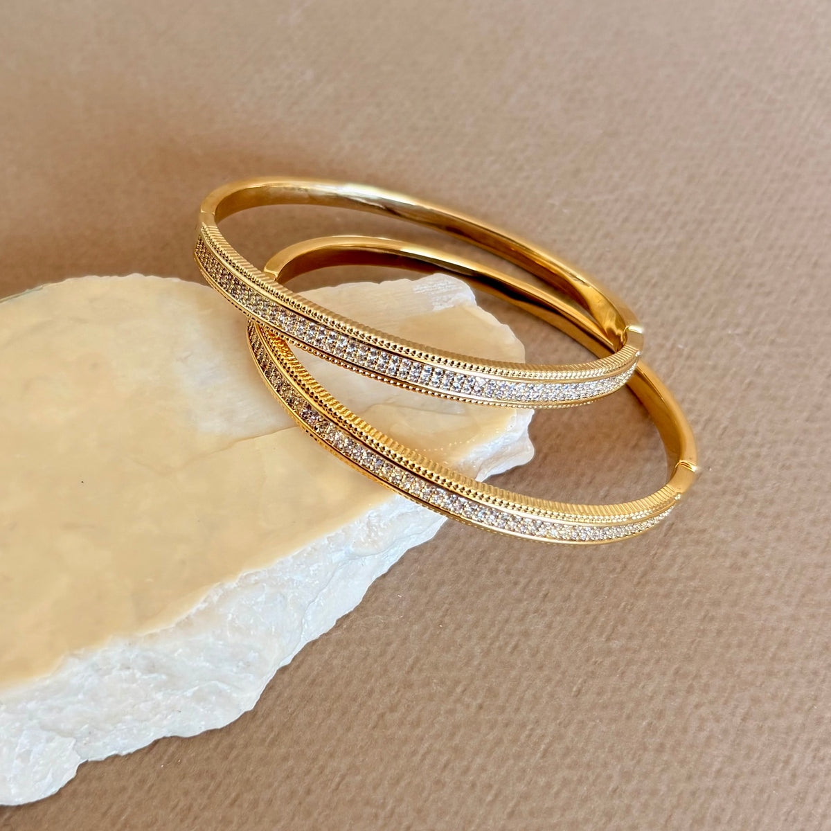 Yasrel | Gold Plated Bangle