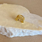 Cuffino 02 | Gold Plated Earrings [ Ear Cuff - Single Piece ]