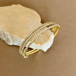 Zorique | Gold Plated Bangle