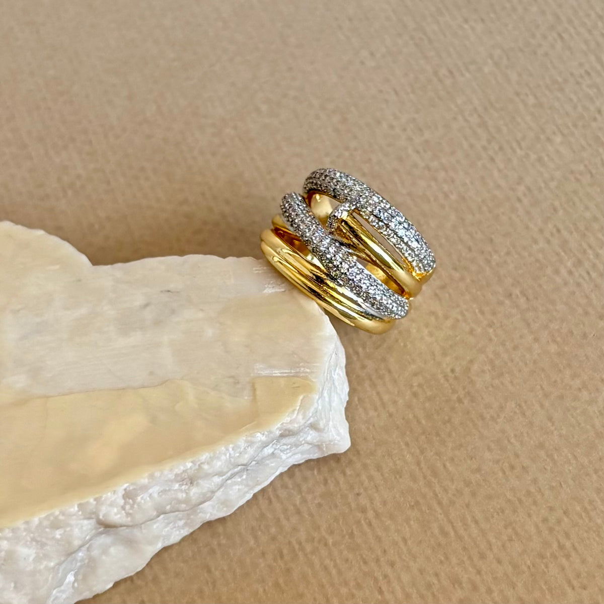 Bellune | Gold Plated Ring