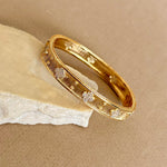 Lavorin 03 | Gold Plated Bangle