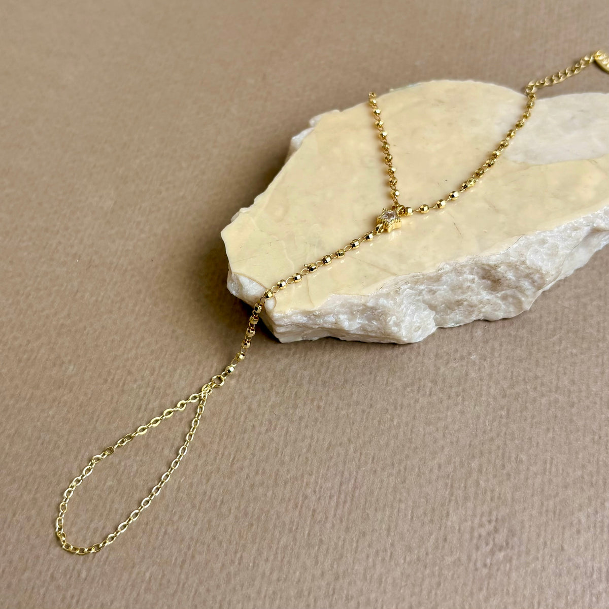 Braceletta 03 | Gold Plated Hand Chain