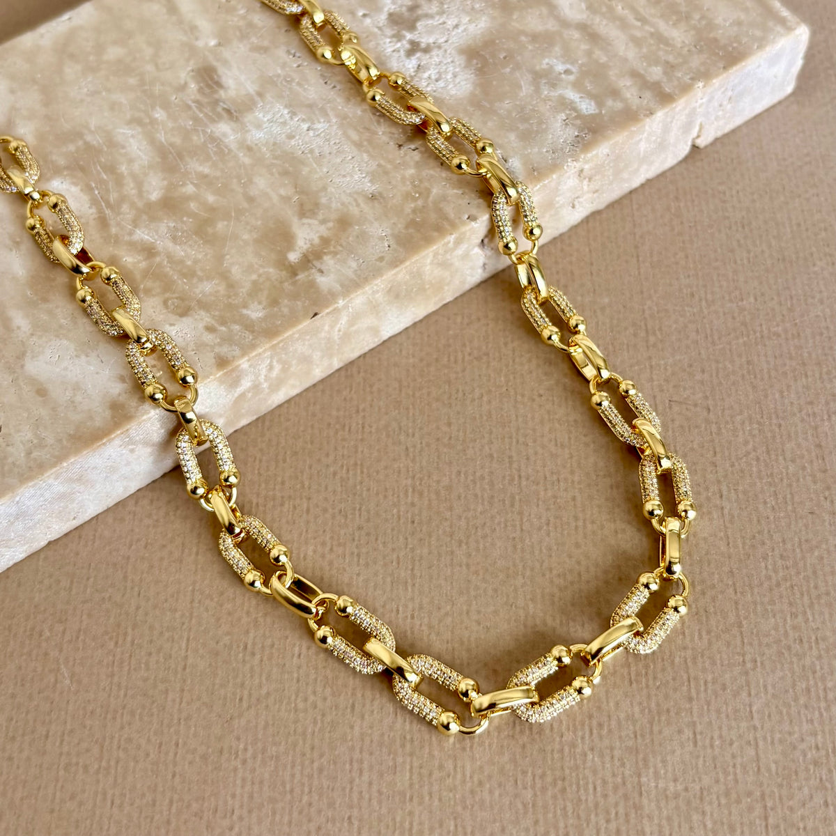 Triumph 03 | Gold Plated Necklace