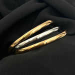 Triple Plain Orbit 02 | 18K Gold Plated Bangles [Set of 3 Pieces]