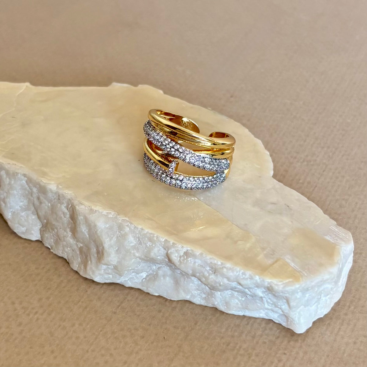 Bellune | Gold Plated Ring