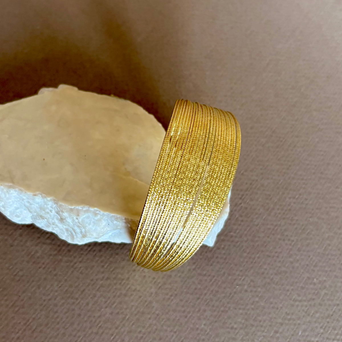 Verouna | Gold Plated Bangle