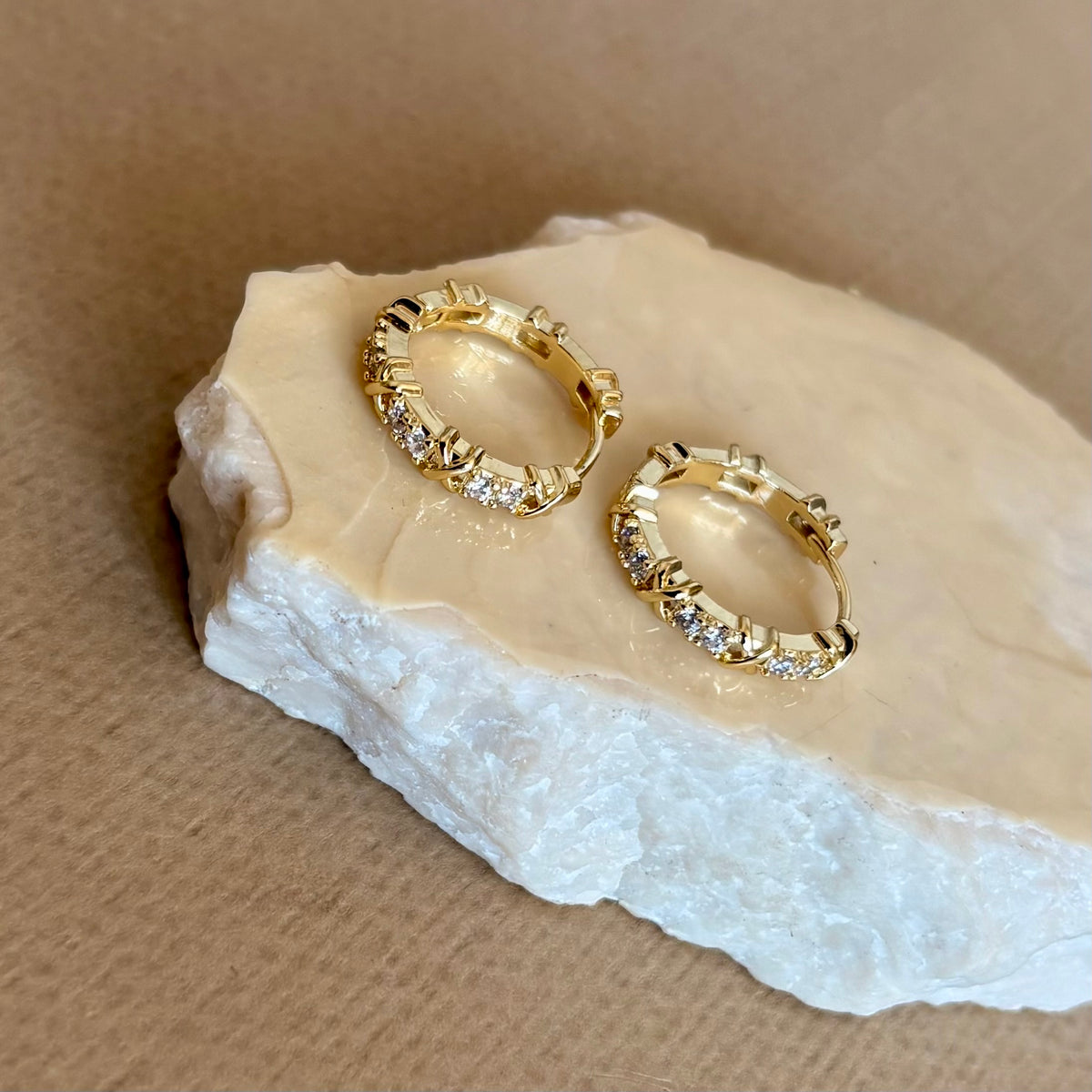 Borevane | Gold Plated Earrings