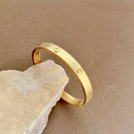 Blinky 02 | Gold Plated Bangle