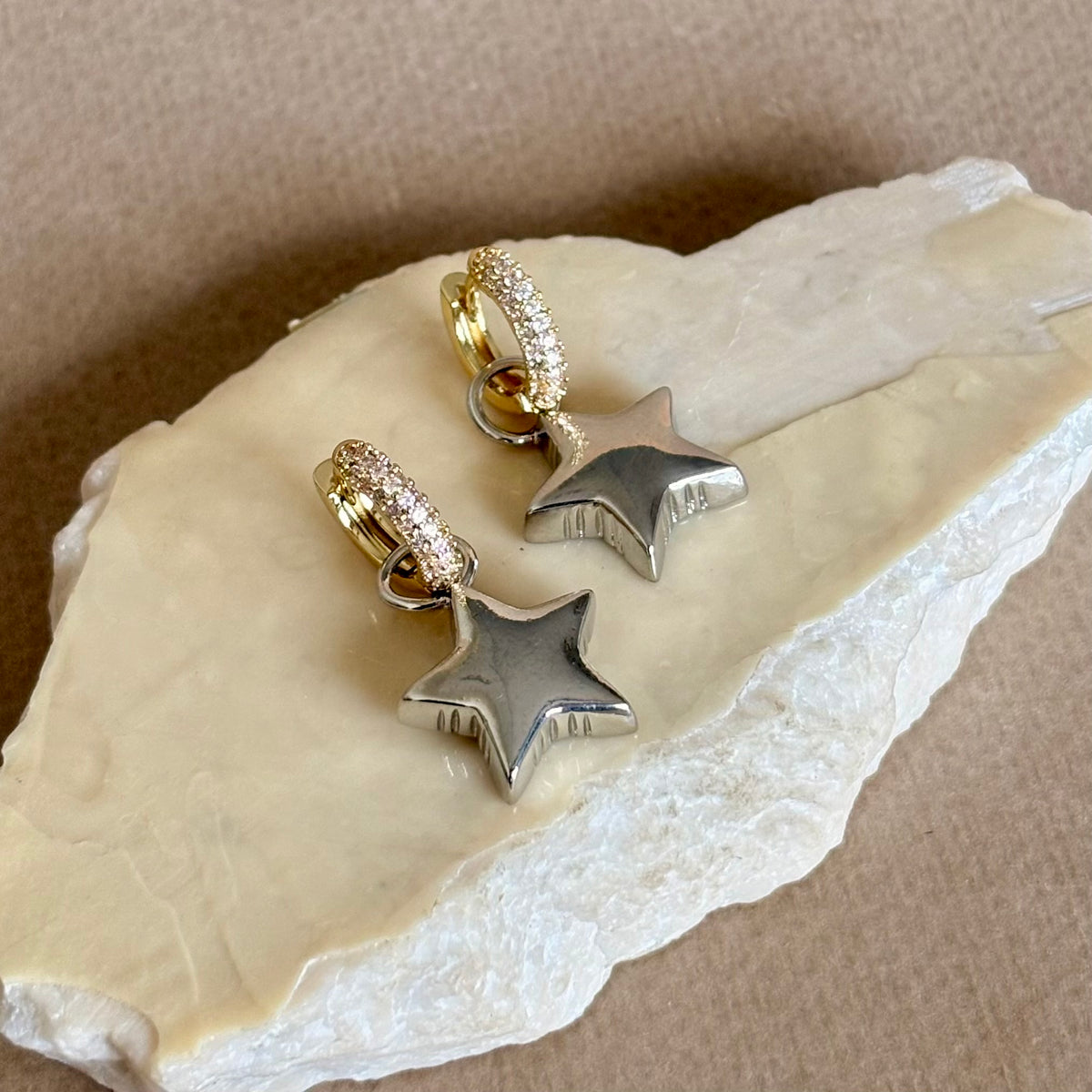Kawra | Gold Plated Earrings [2 In 1 ]
