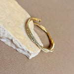 Roundz | Gold Plated Bangle
