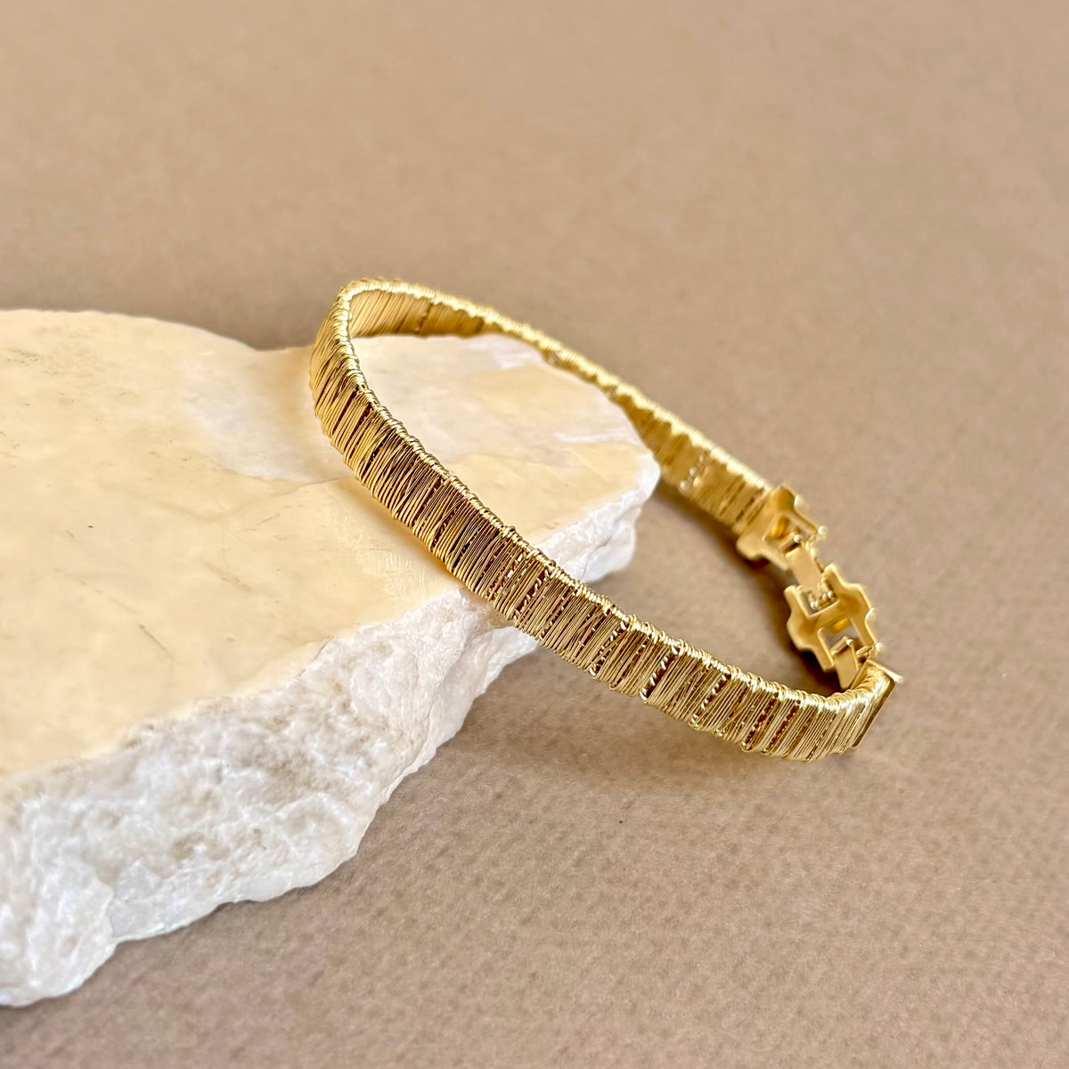 Gavelle | Gold Plated Bracelet