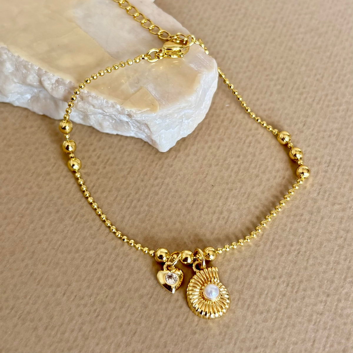 The shell | Gold Plated Bracelet