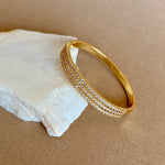 Cassidy | Gold Plated Bangle