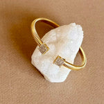 Orbit 02 | Gold Plated Bangle