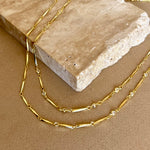 Kalissea | Gold Plated Necklace [ convertible ]