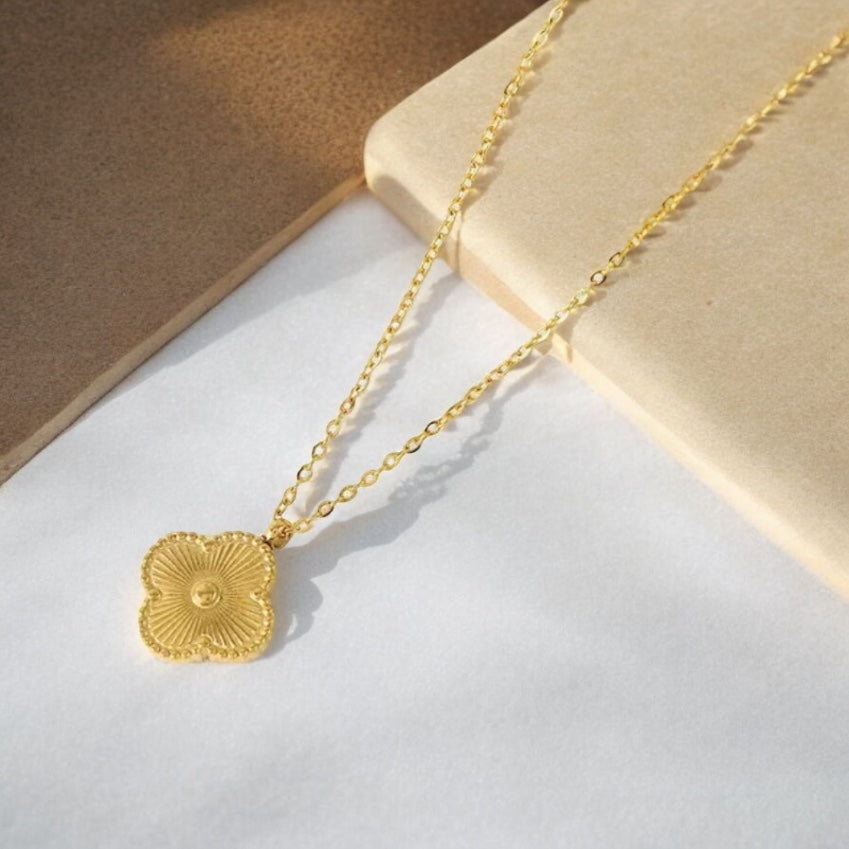 GOLD CLEEF 02 | Gold Plated Necklace