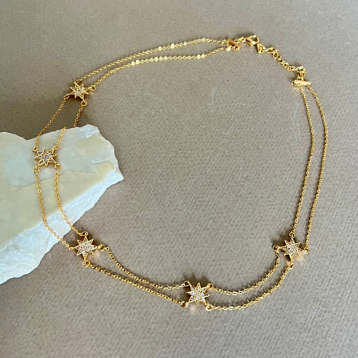 Auralis | Gold Plated Necklace - choker