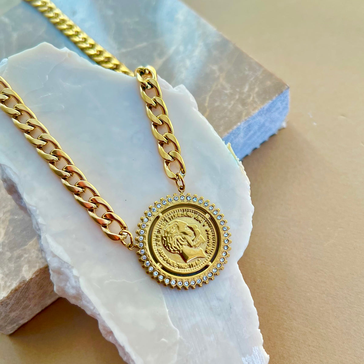 Verve 08 | Gold Plated Necklace