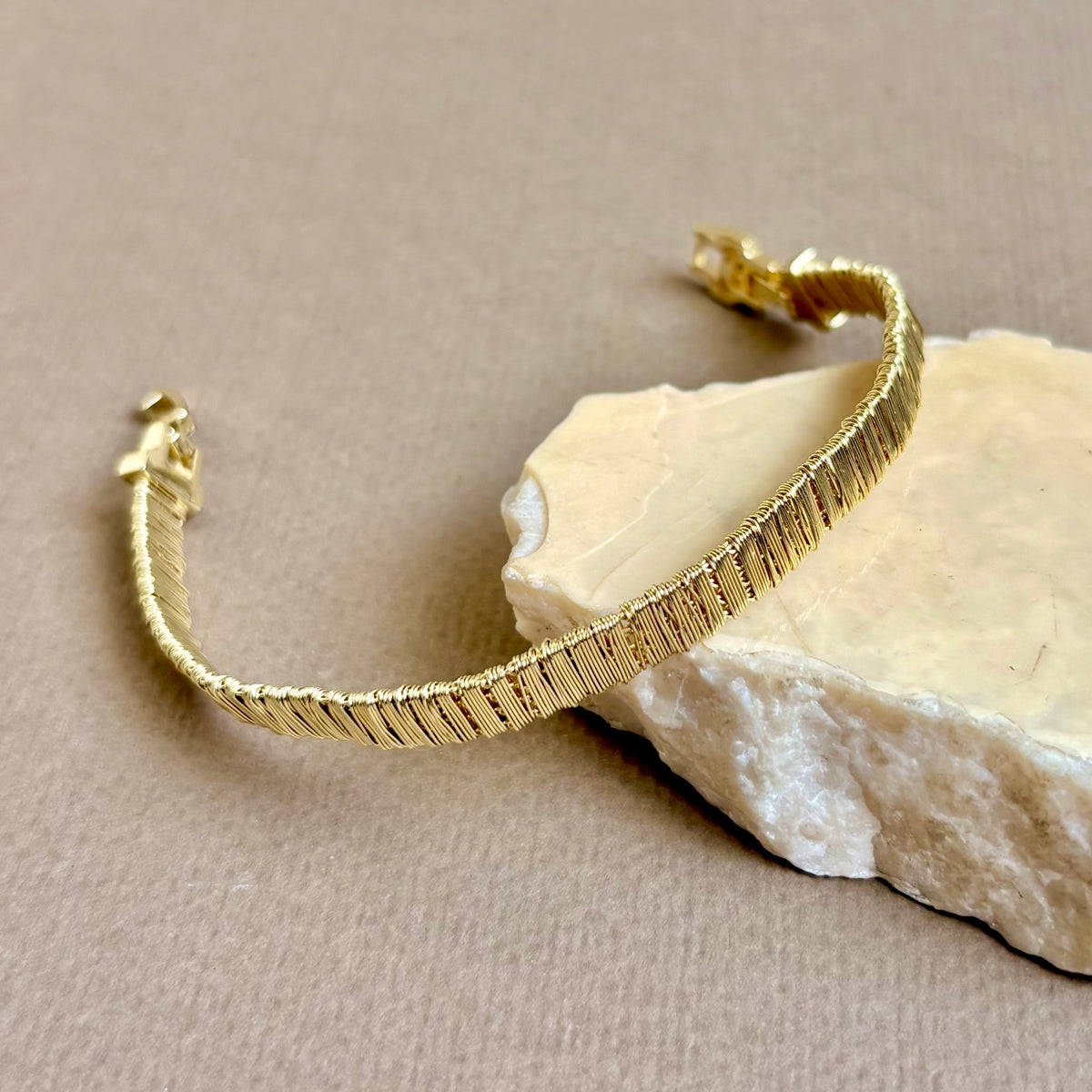 Gavelle | Gold Plated Bracelet