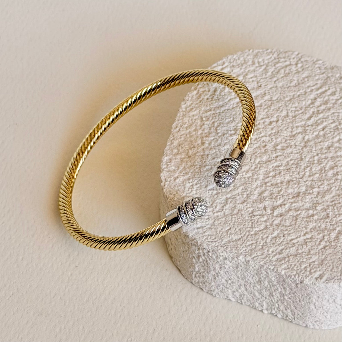 Peloriah | Gold Plated Bangle