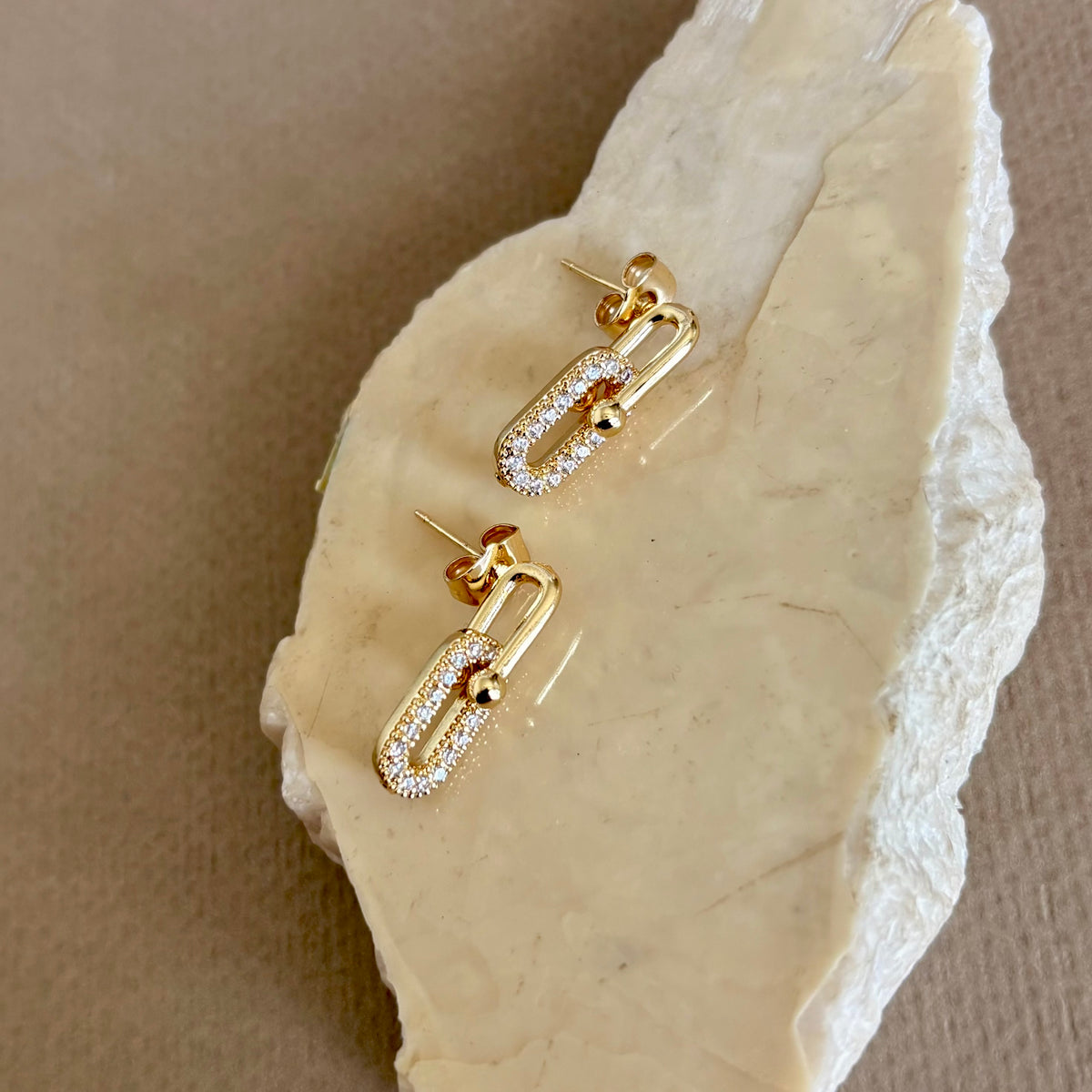 Solenya | Gold Plated Earrings