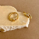 Jareliah | Gold Plated Ring