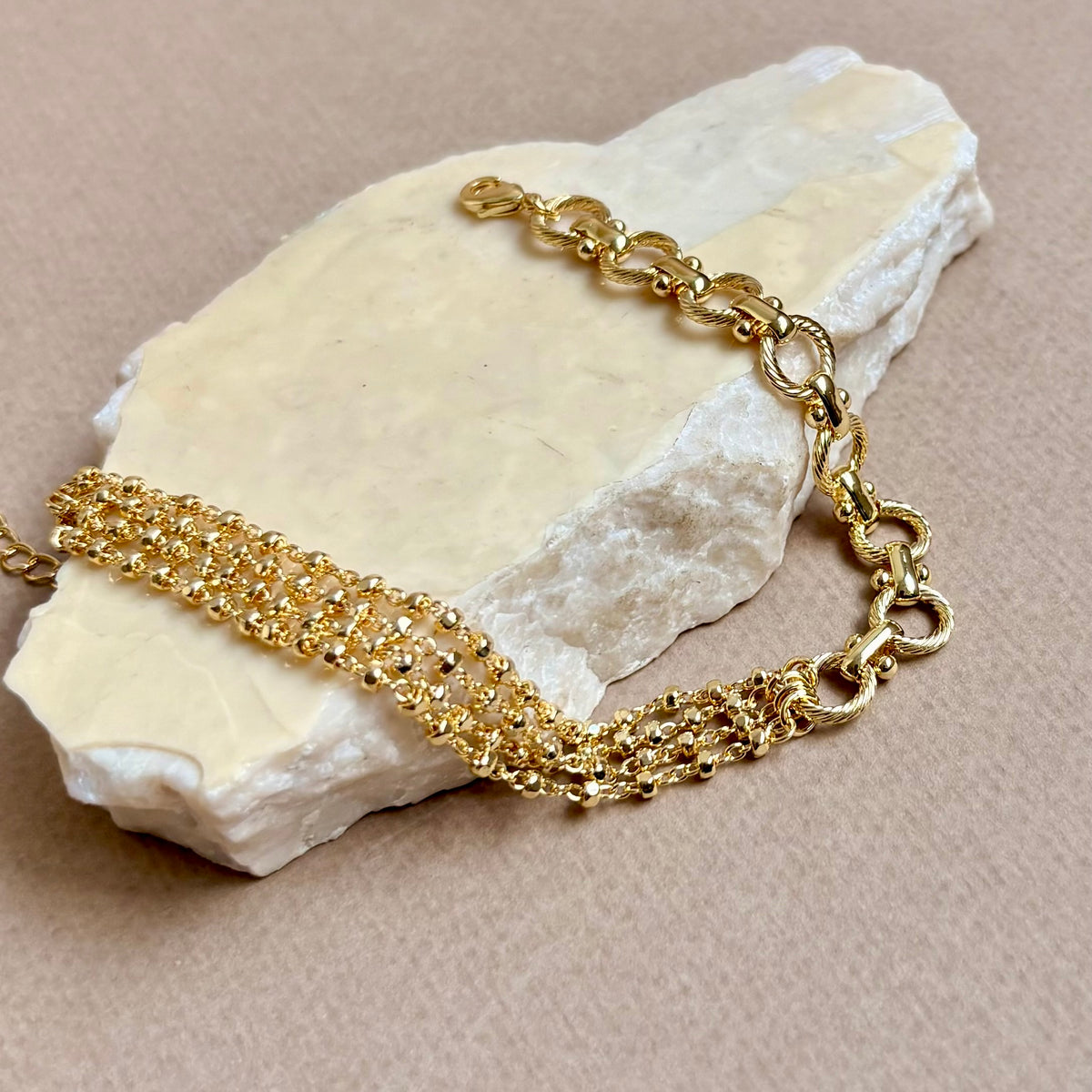 Belvane | Gold Plated Bracelet
