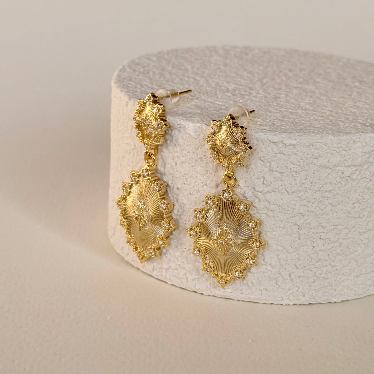 Velor | Gold Plated Earrings