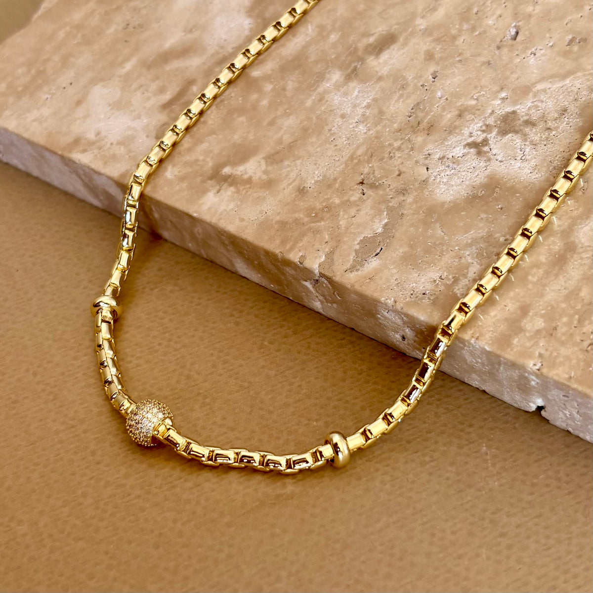 Luvian | Gold Plated Necklace