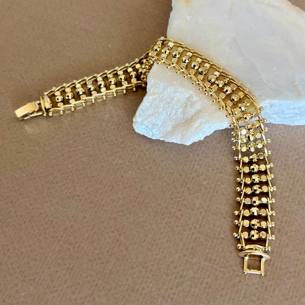 Caltrine | Gold Plated Bracelet