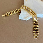 Caltrine | Gold Plated Bracelet