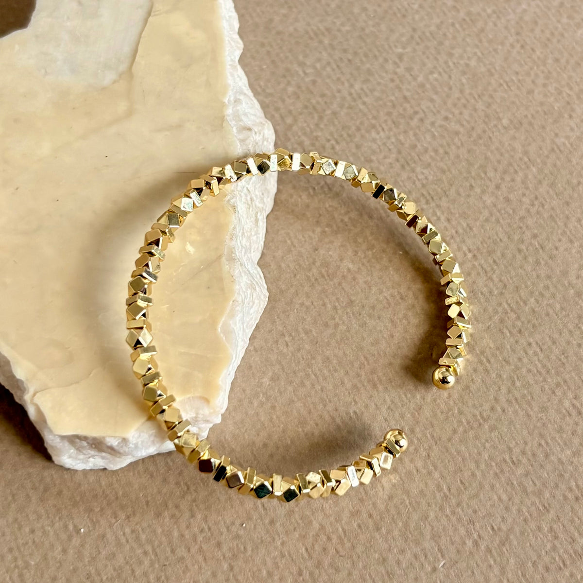 Korin | Gold Plates Bangle