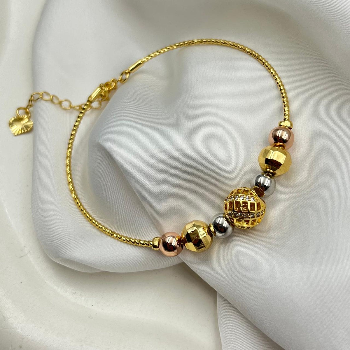 Charm Bangle | 24K Gold Plated Bangle