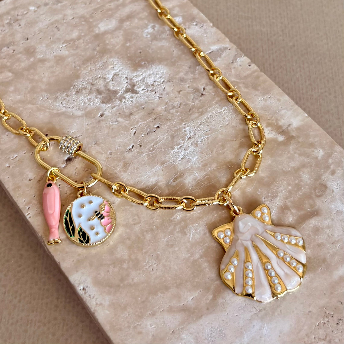 Signature 48 | Gold Plated Necklace