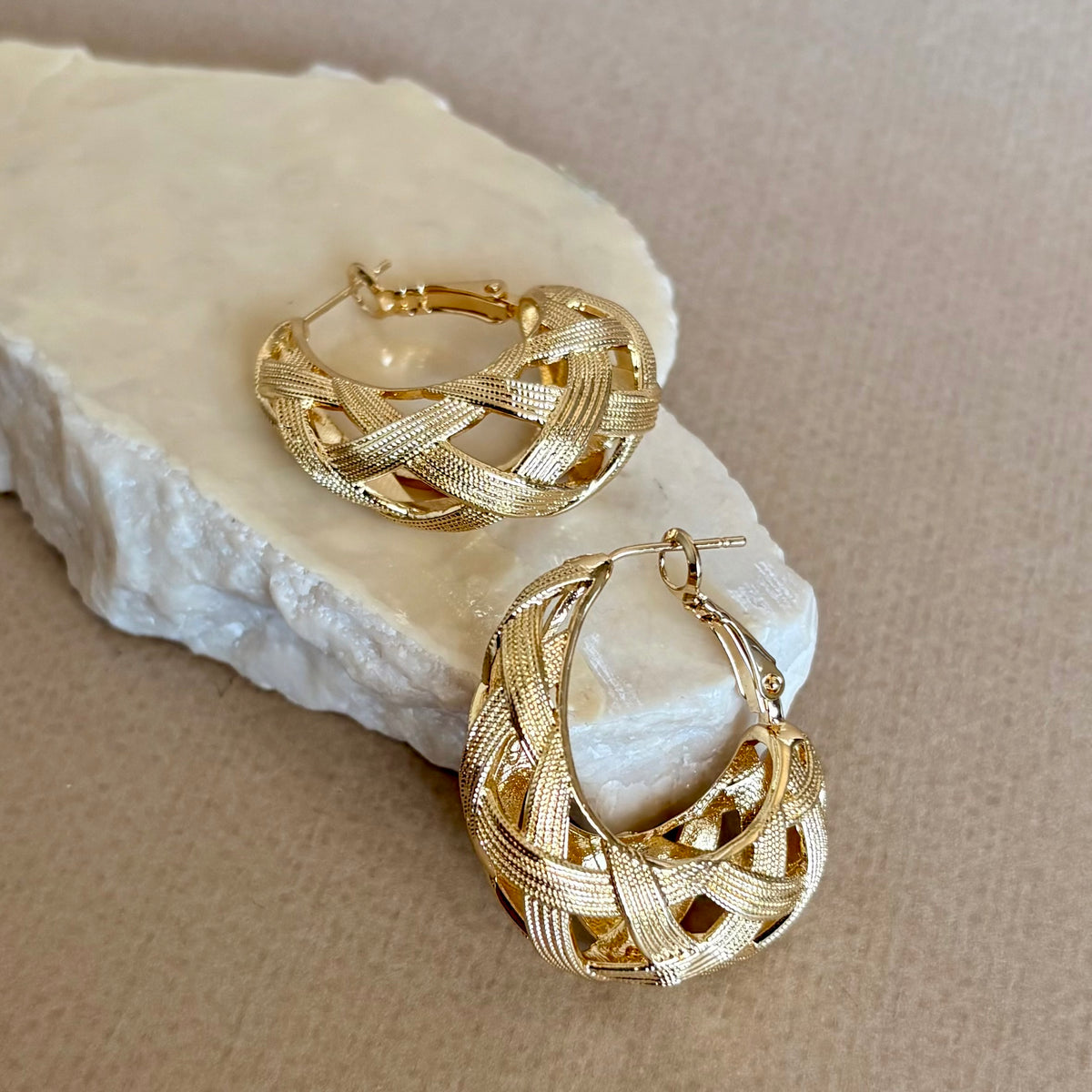 Jorviane | Gold Plated Earrings