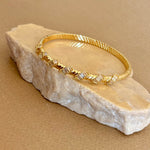Darian | Gold Plated Bangle