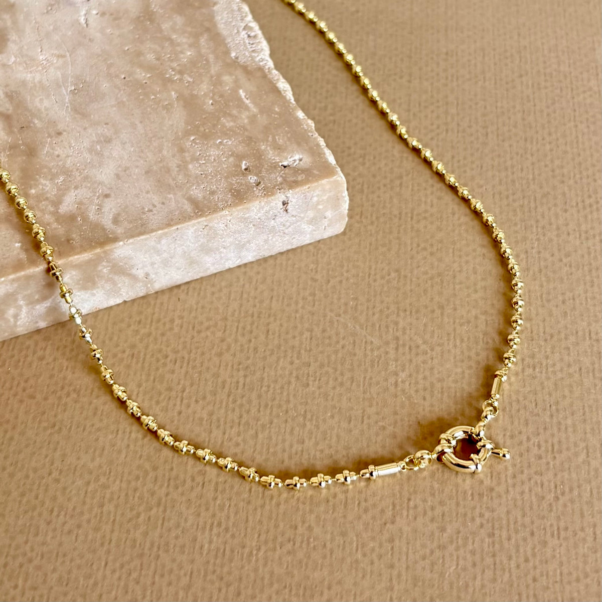 Letharo | Gold Plated Necklace