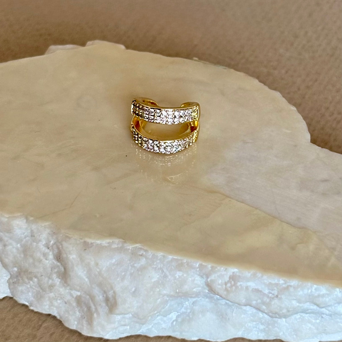 Cuffino | Gold Plated Earrings [ Ear Cuff - single Piece ]