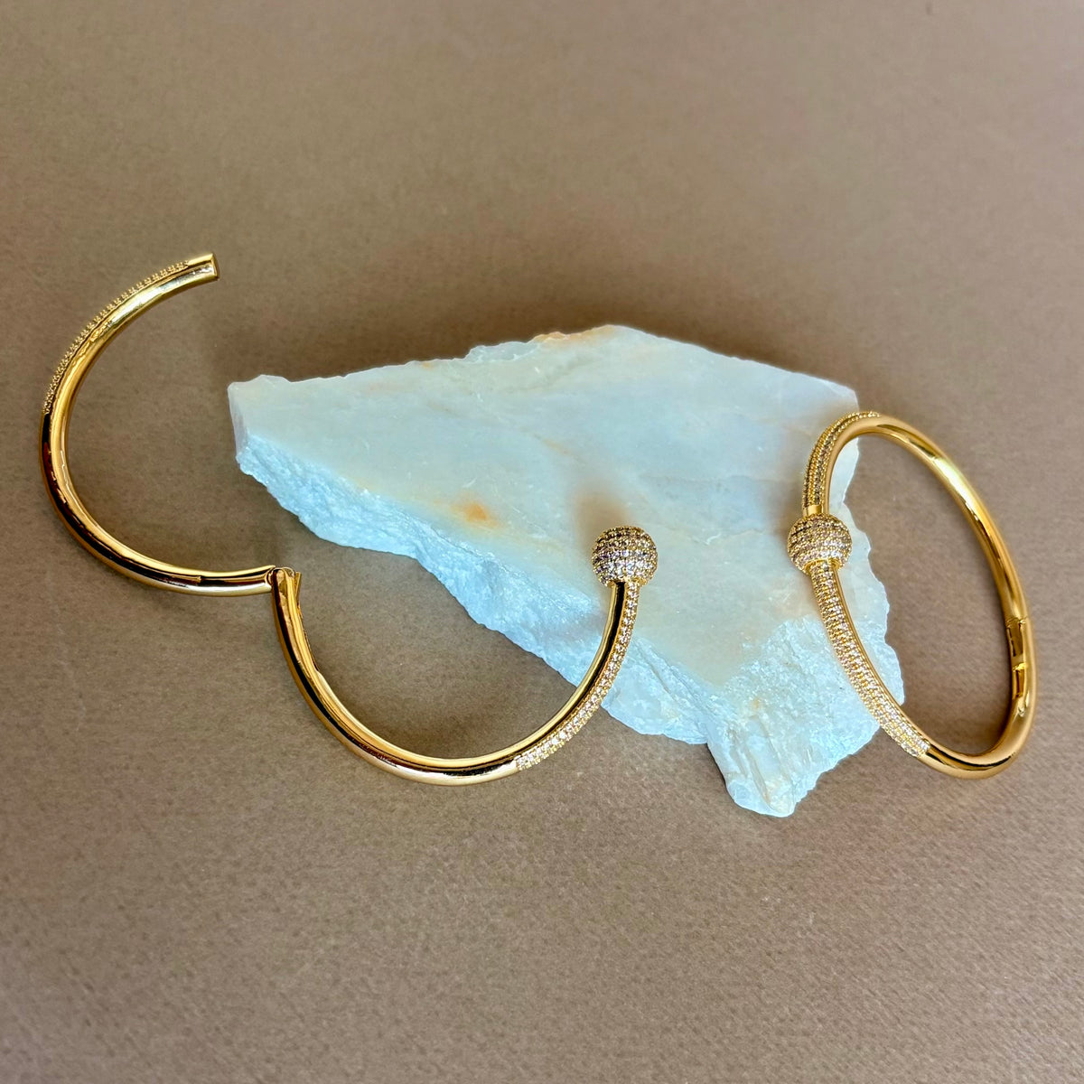 Cecil 03 | Gold Plated Bangle