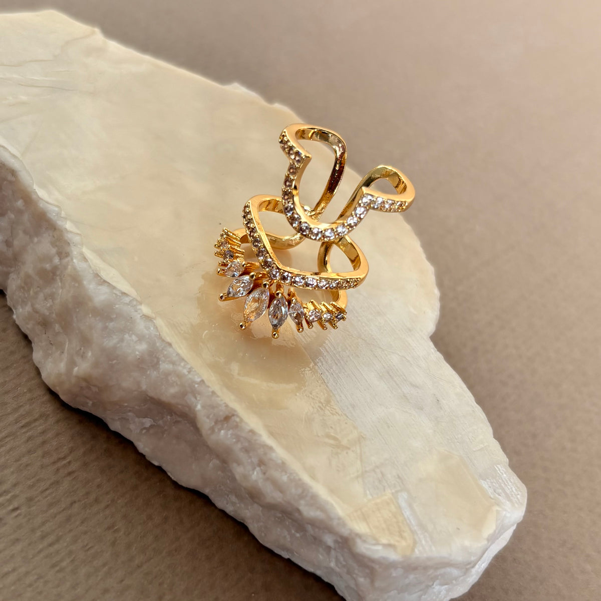 Iseron 02 | Gold Plated Ring