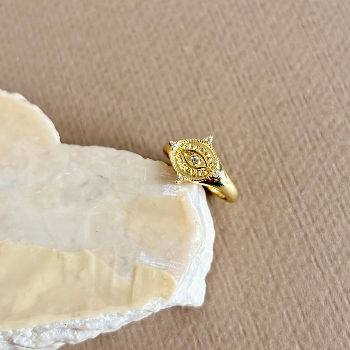Ossa | Gold Plated Ring