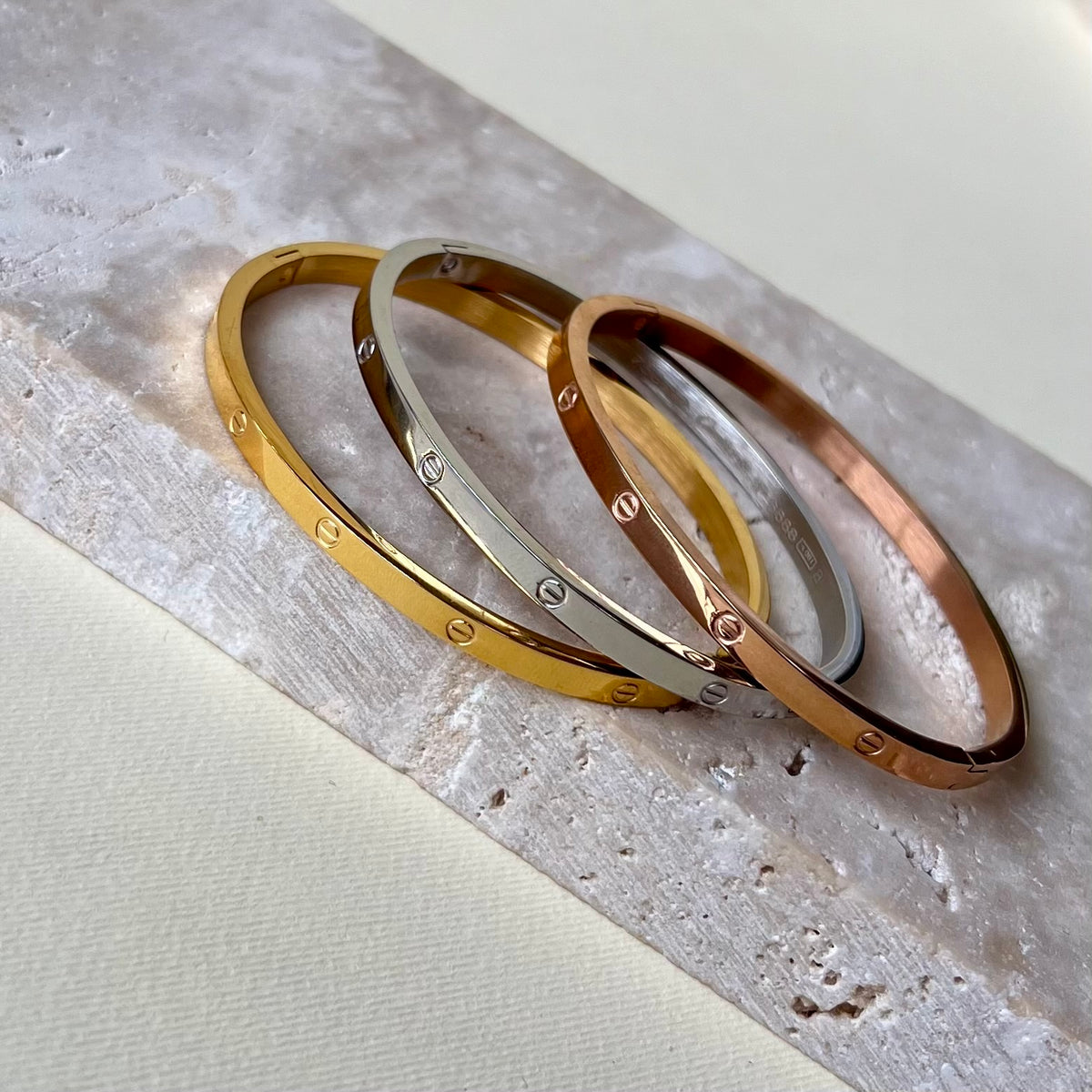 The Eternity | Gold Plated [Set of 3 Bangles]