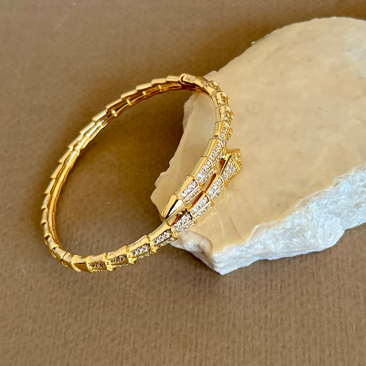 Cobra 03 | Gold Plated Bangle