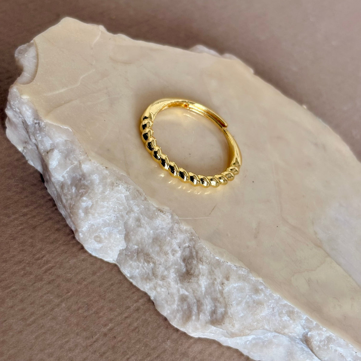 Enli | Gold Plated Ring