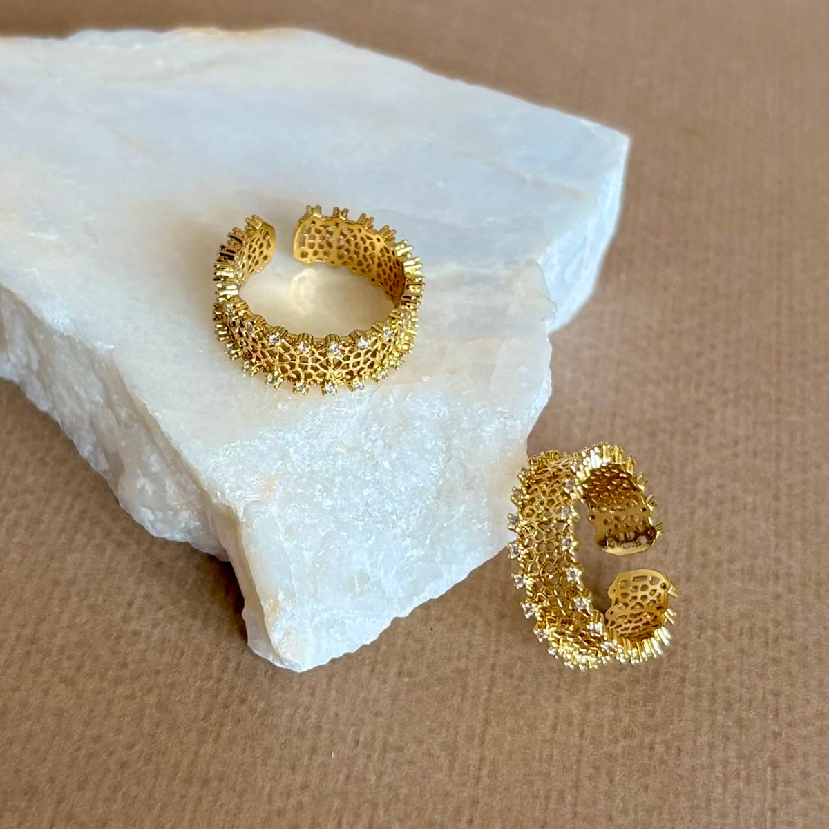 Dravik | Gold Plated Ring