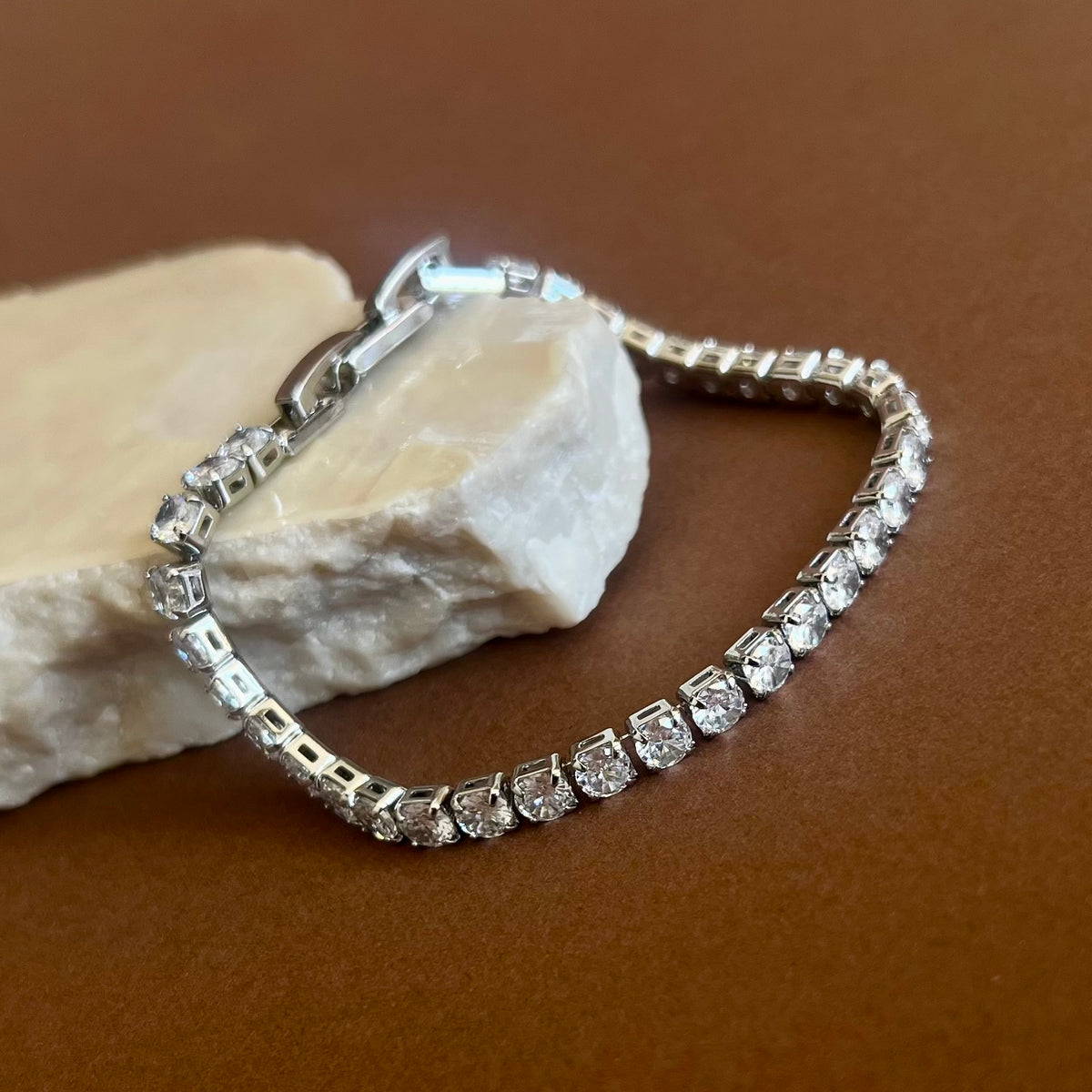 Glam's Tennis | Gold Plated Bracelet