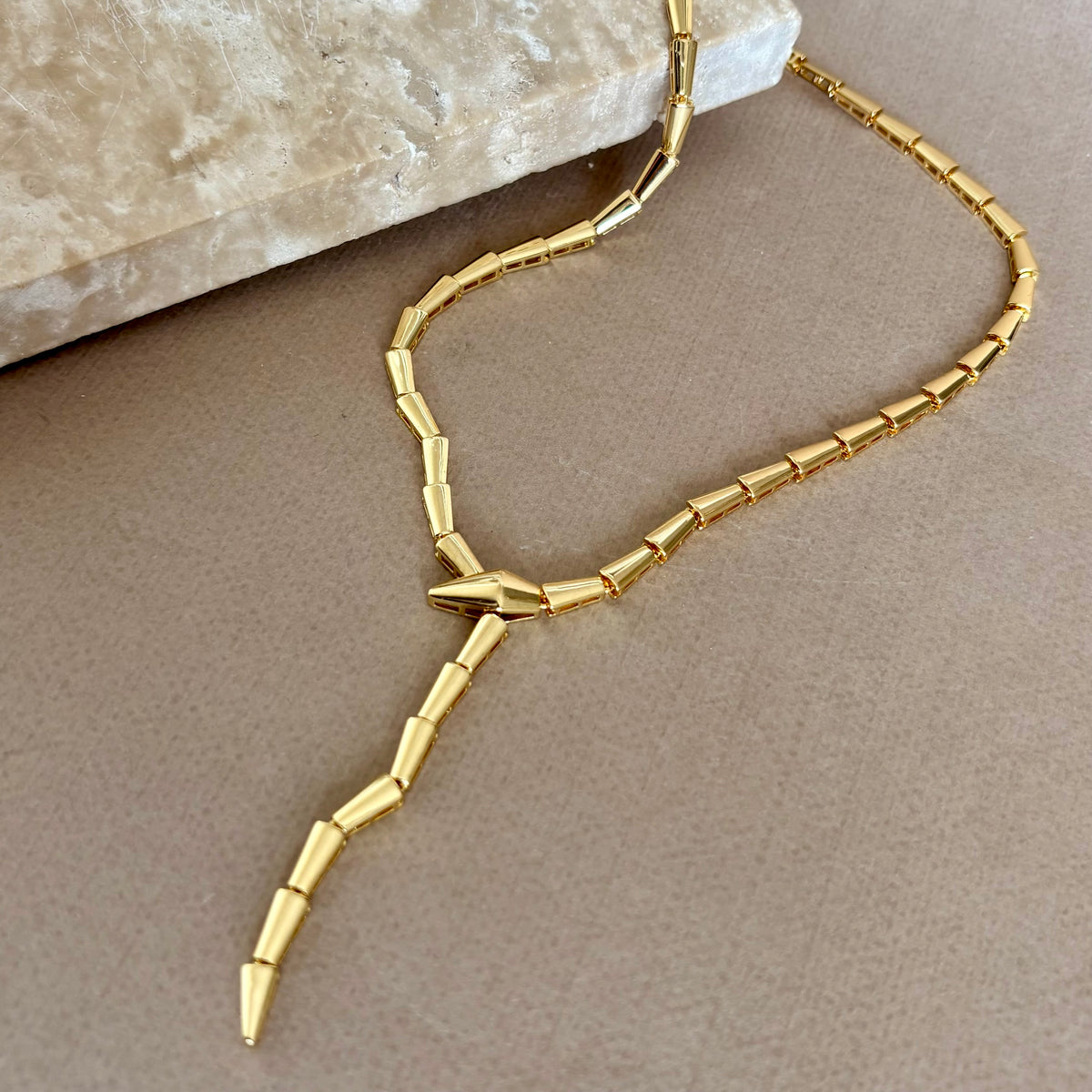 Anaconda | Gold Plated Necklace