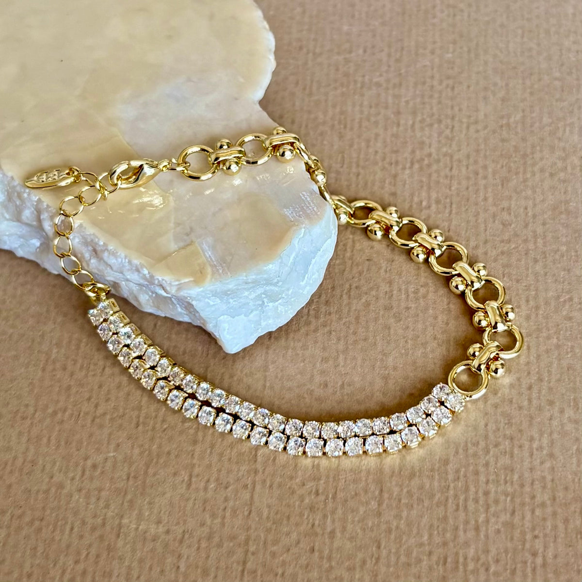 Elarose | Gold Plated Bracelet